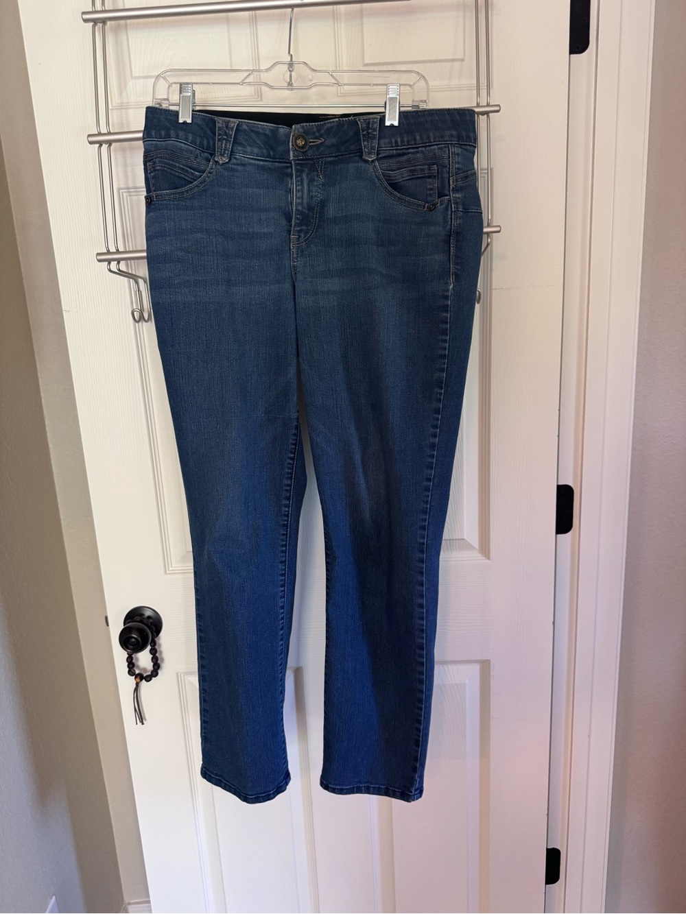 Democracy Dark Blue Straight Leg Jeans